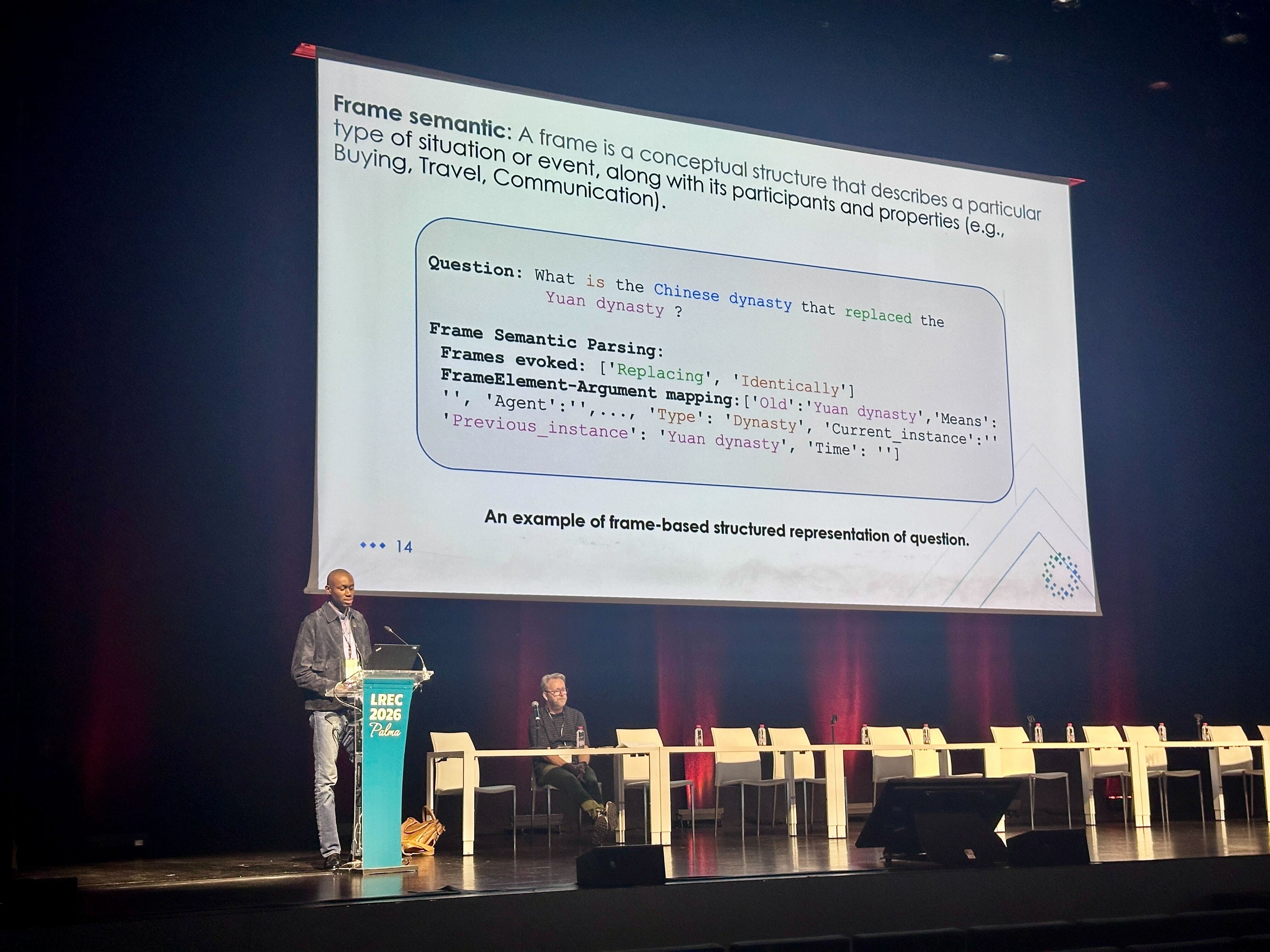 Karou Diallo Presents at LREC in Madrid